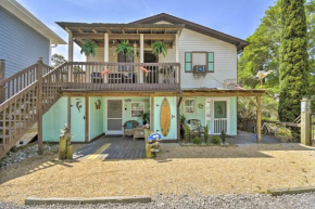 Nautical Ocean Isle Beach Cottage with Outdoor Space